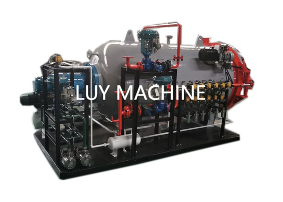 Baja Karbon Komposit Industri Autoclave Vakum Tekanan Tinggi Q345R