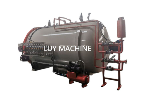 Diameter 600mm Autoclave Komposit Material Sterilisasi PLC Control