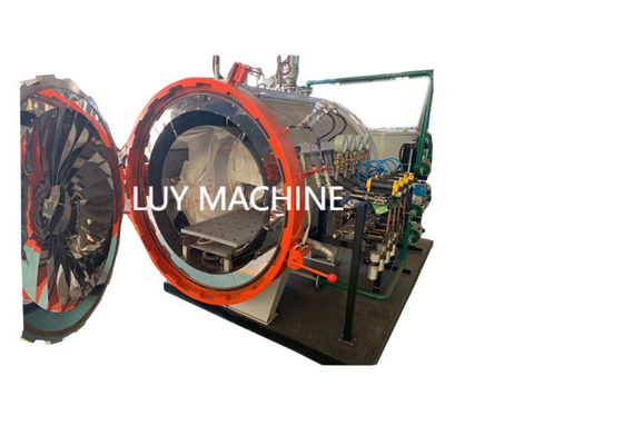 Ukuran yang disesuaikan Komposit Rotating Autoclave Serat Karbon 220V
