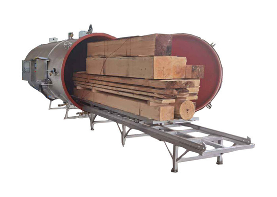 Peralatan Pengeringan Kayu Kelenaran Q345R Baja Karbon 380v 3 Fase 50Hz