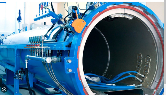 Autoclave Komposit yang disesuaikan Dingin Angin Atau Dingin Air 450 derajat