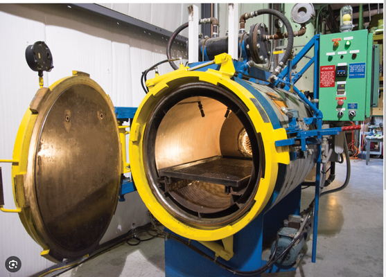 Autoclave Komposit Berkinerja Tinggi 50Hz 3 Fase Untuk Serat Karbon