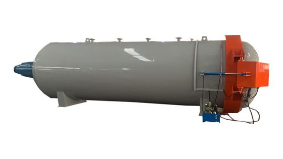 Tangki Vulkanisasi Granule Karet Track Tekanan 0,85Mpa Otoklav Dengan Ventilasi Dipaksa Konstruksi Baja Rinsless