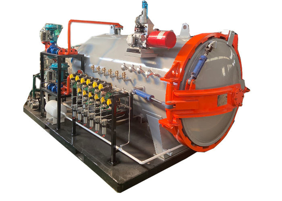 Keakuratan Kontrol Tekanan Tinggi Kompresor Udara Sistem Barang Olahraga Autoclave Untuk Komposit