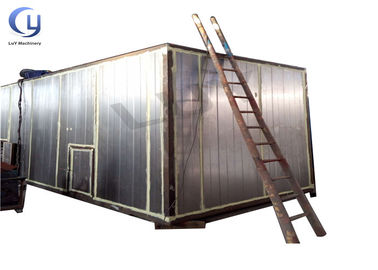 Q345R Baja Karbon Tungku Peralatan Pengeringan Kayu 1,8m Pintu Terbuka Manual 3 Fase