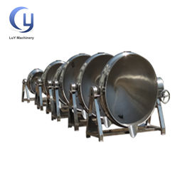 Memasak Miring Industri Uap Jacket Ketel, stainless steel Uap Ketel