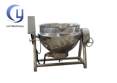 Kemiringan Industrial Steam Jacket Ketel Untuk Memasak, Gas Pemanasan Listrik