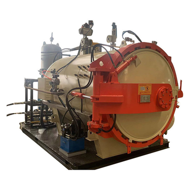 0.8MPa 600mm Diameter Touch Screen PLC Control Otoklav Komposit Kecil Industri Untuk Laboratorium