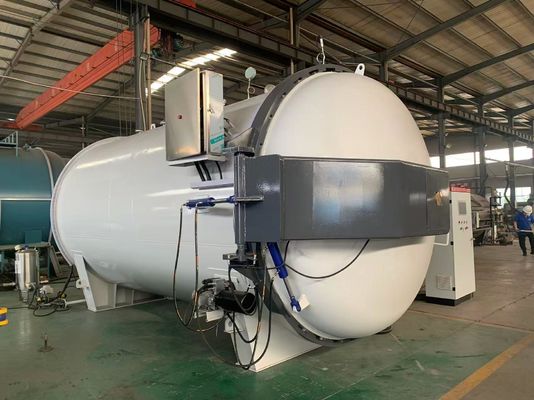 Autoclave Industri Serat Karbon Full Automatic Aerospace Bagian Mobil Seperti Bonnet Wing Komposit Autoclave Pump Motor Core\