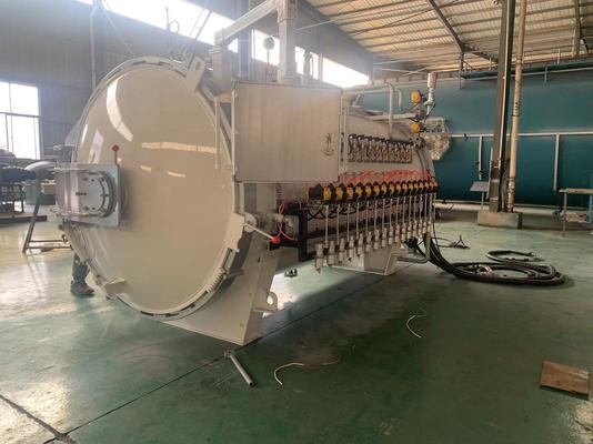 Otoklav baja horisontal industri Otoklav industri untuk karbon yang digunakan