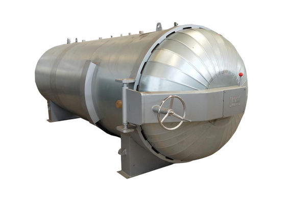 Otoklav pengeras karet stainless steel dengan suhu pendingin udara 0 - 200 °C