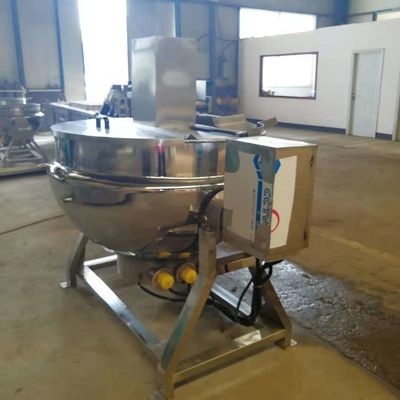 30KW Electric Stainless Steel Jacketed Kettle 36 - 72r/Min Kecepatan pencampuran 0,8Mpa