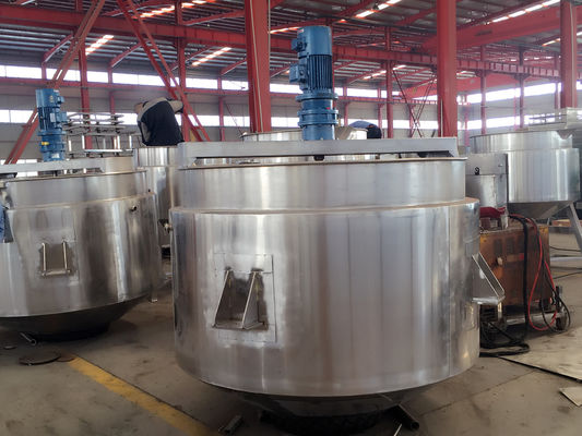 30KW Electric Stainless Steel Jacketed Kettle 36 - 72r/Min Kecepatan pencampuran 0,8Mpa