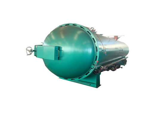 Karet raksasa Autoclave pengerasan vakum udara pendinginan rentang tekanan 0 - 2MPa