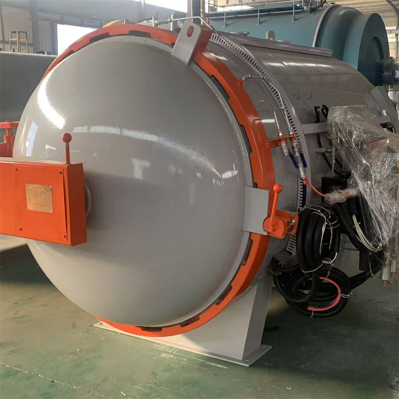 Safety Standard Hot Press Autoclave Applied in Aerospace Component Making Thickened Body Stable Pressure Adjustment