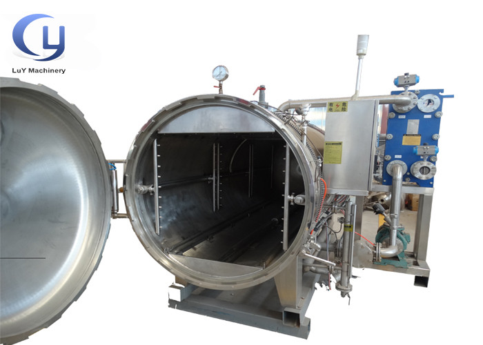 Mesin Sterilisasi Makanan Industri Otoklav / Mesin Sterilisasi Tekanan Tinggi