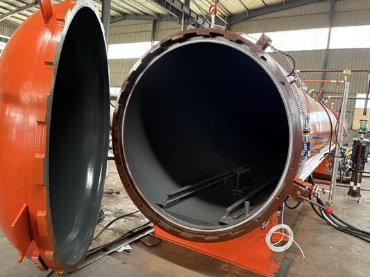 Autoclave Serat Karbon Otomatis Komposit Autoclave Komposit Komponen Produk Pengeringan untuk Fittings Lembar Serat Karbon