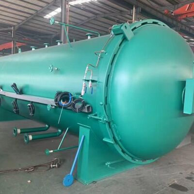 Mesin Daur Ulang Ban Bantalan Menghemat Energi Ramah Lingkungan Kontrol Desain Otomatis Penuh Tekanan 0,6-3,0Mpa Tangki Vulkanisasi